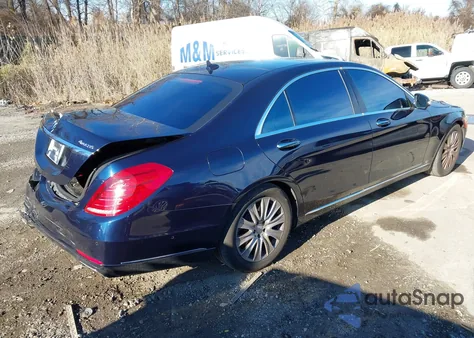 2014 Mercedes-Benz S 550 4Matic из США, поврежденный, VIN WDDUG8FB9EA045997